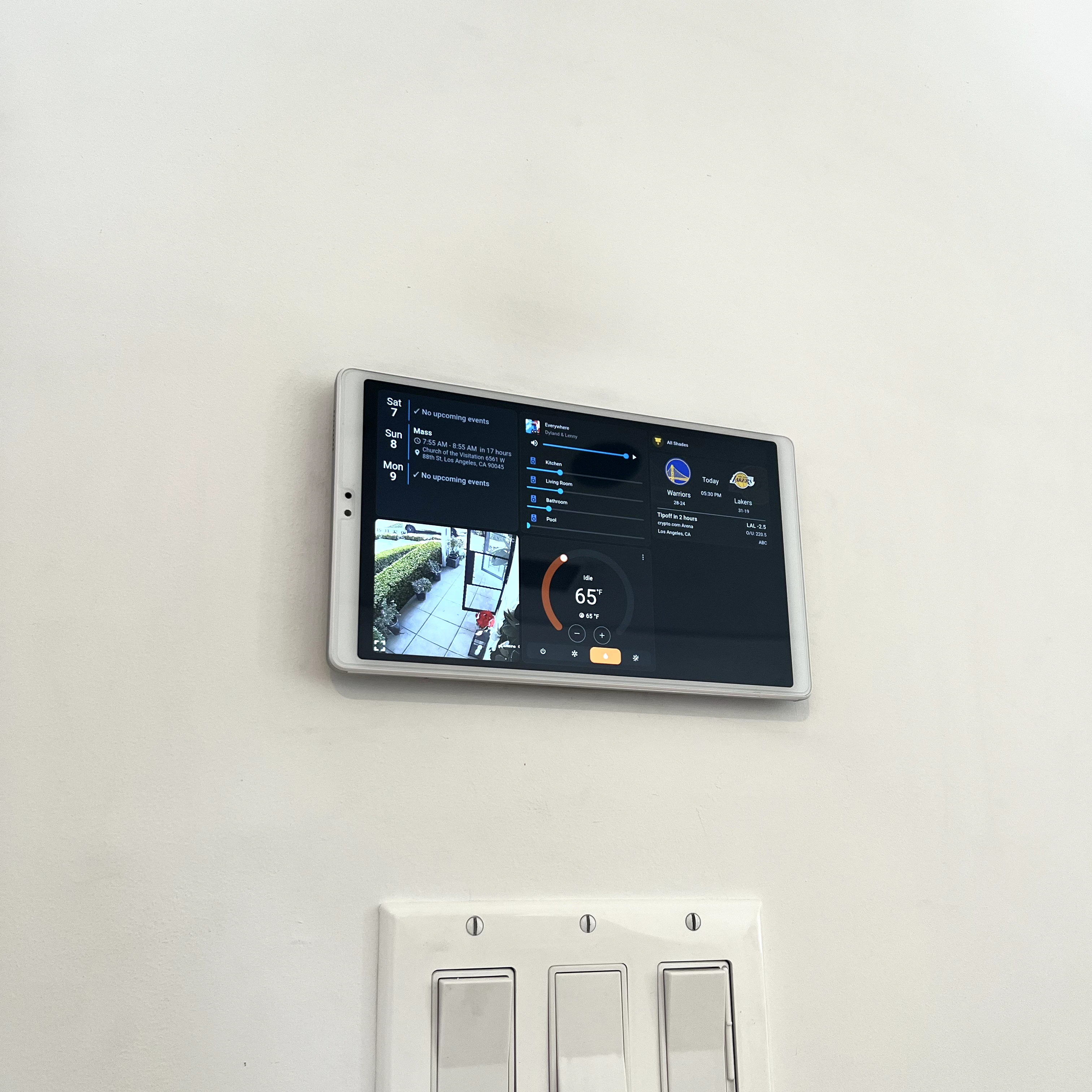 Physical Smart Home Panel